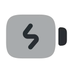 Battery Charging SVG Icon